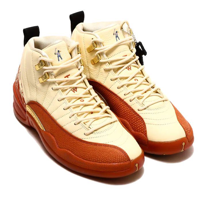 Air Jordan 12 Retro Cream Off-White Sneakers