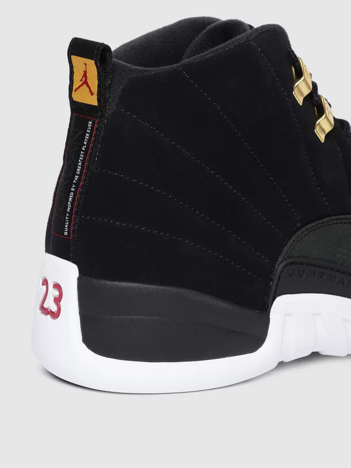 Air Jordan 12 Retro Black-White Sneakers