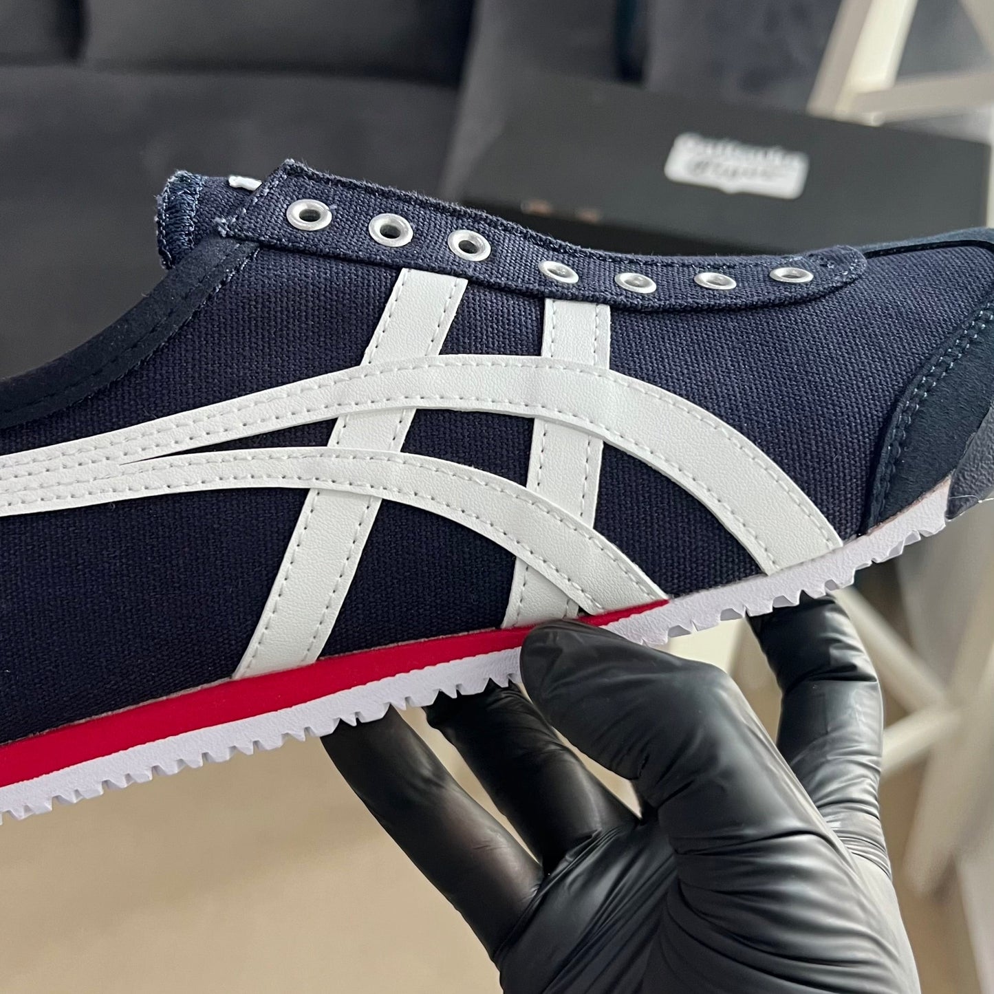 Onitsuka Tiger Mexico 66 Slip-On “Navy Off-White Red”