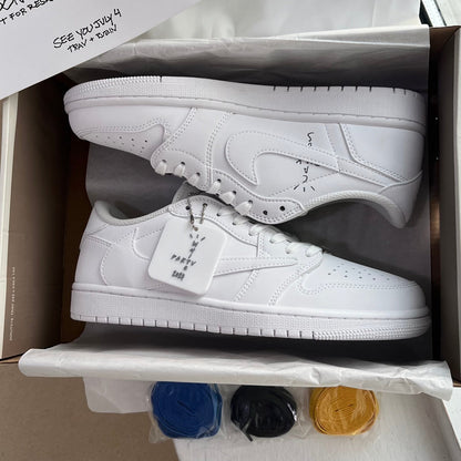 Travis Scott x Jordan 1 Low “White Party”