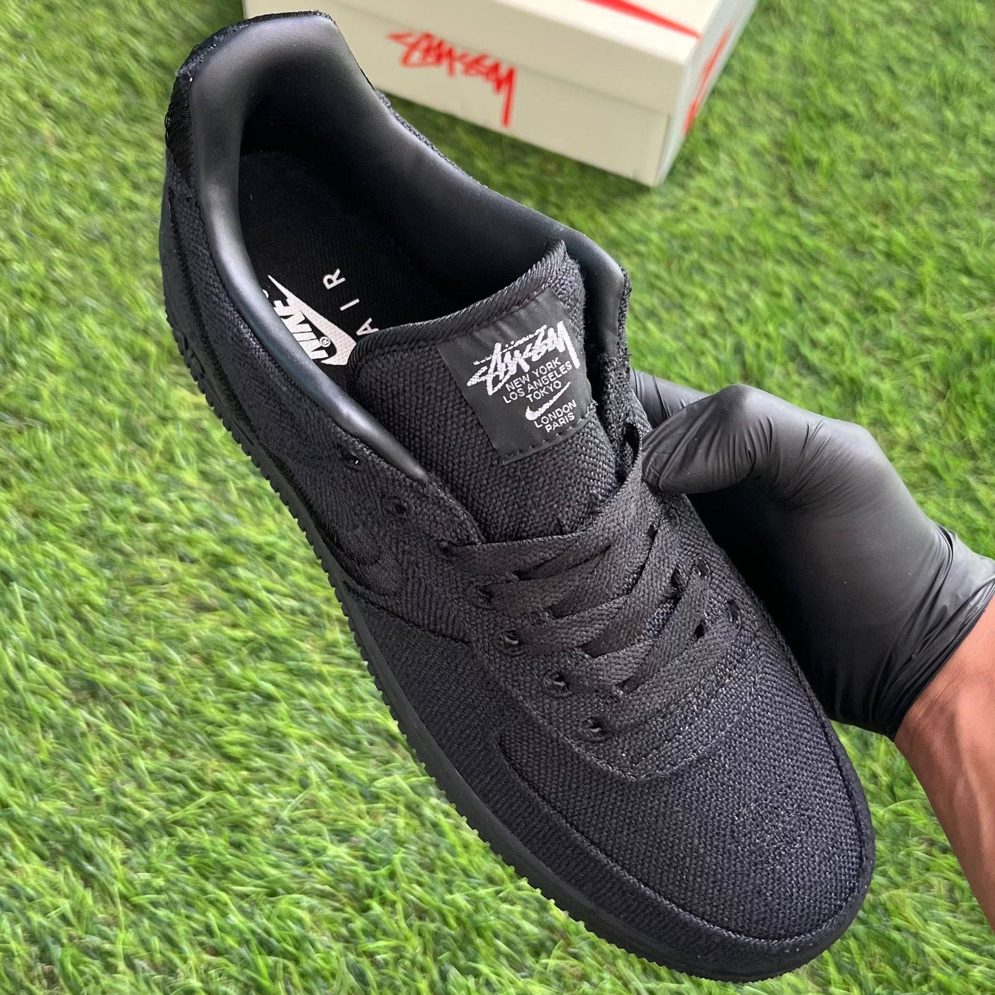 Nike x Stüssy Air Force 1 Low "Black"