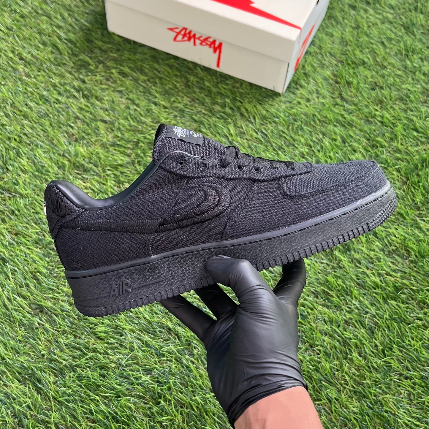 Nike x Stüssy Air Force 1 Low "Black"