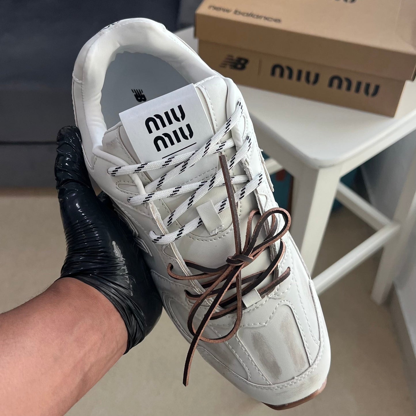 New Balance X Miu Miu 530 SL “White Leather”