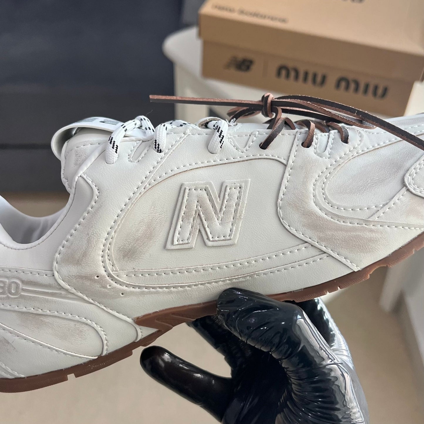 New Balance X Miu Miu 530 SL “White Leather”