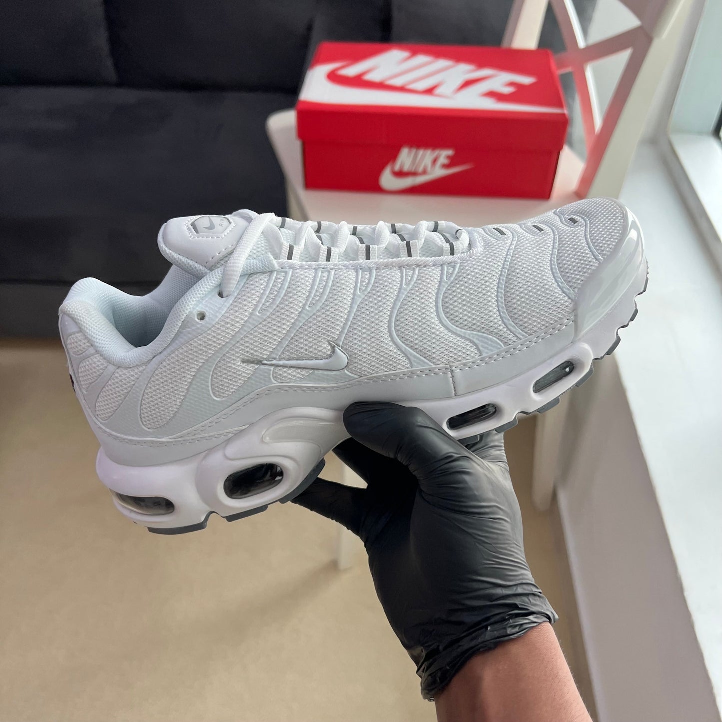 Nike Air Max Plus “Triple White”