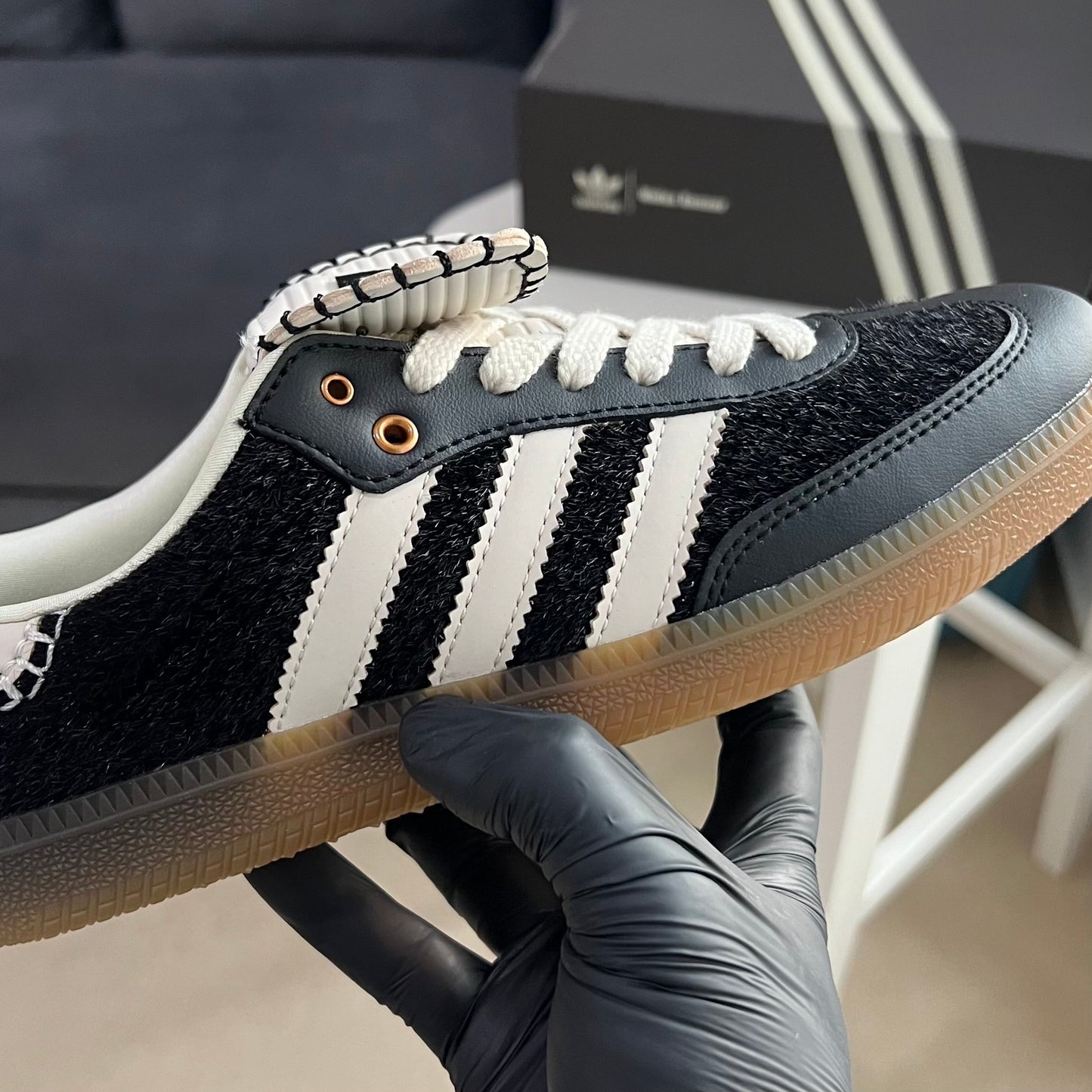 Adidas Samba Pony Tonal Wales Bonner “Core Black”