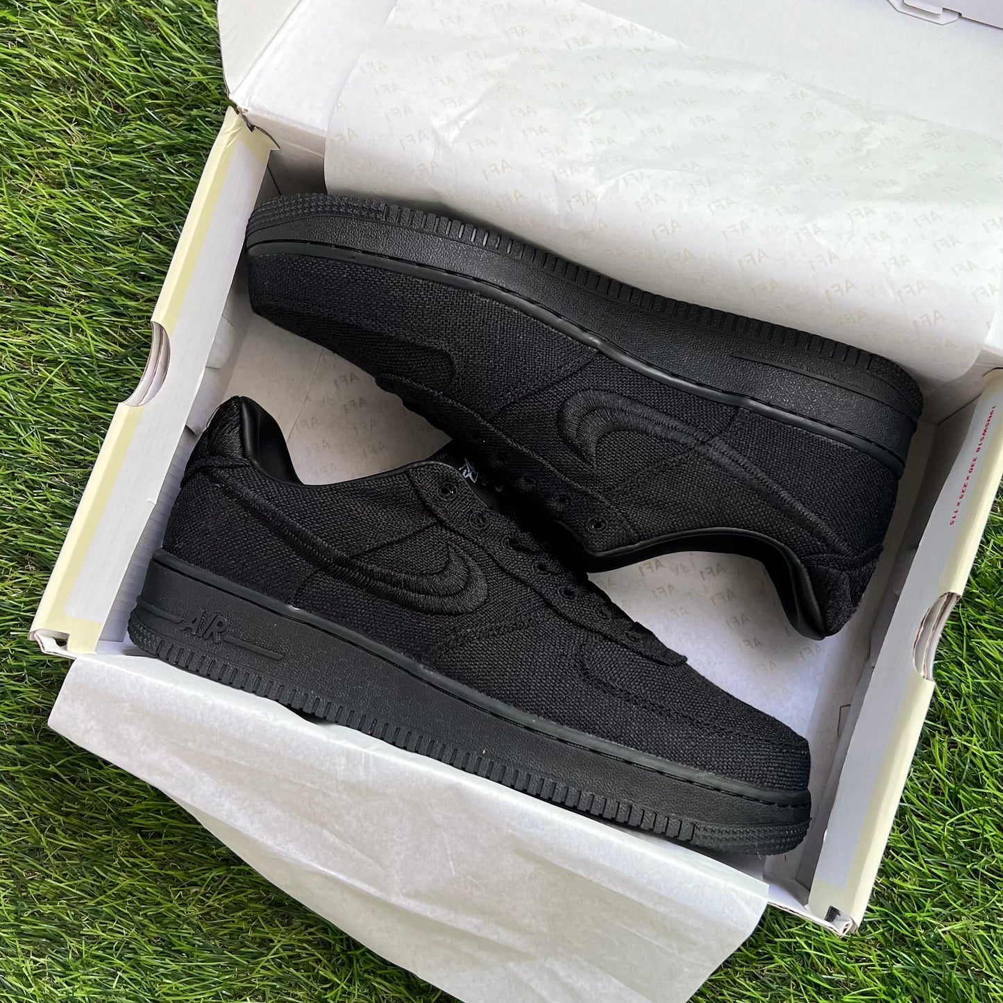 Nike x Stüssy Air Force 1 Low "Black"