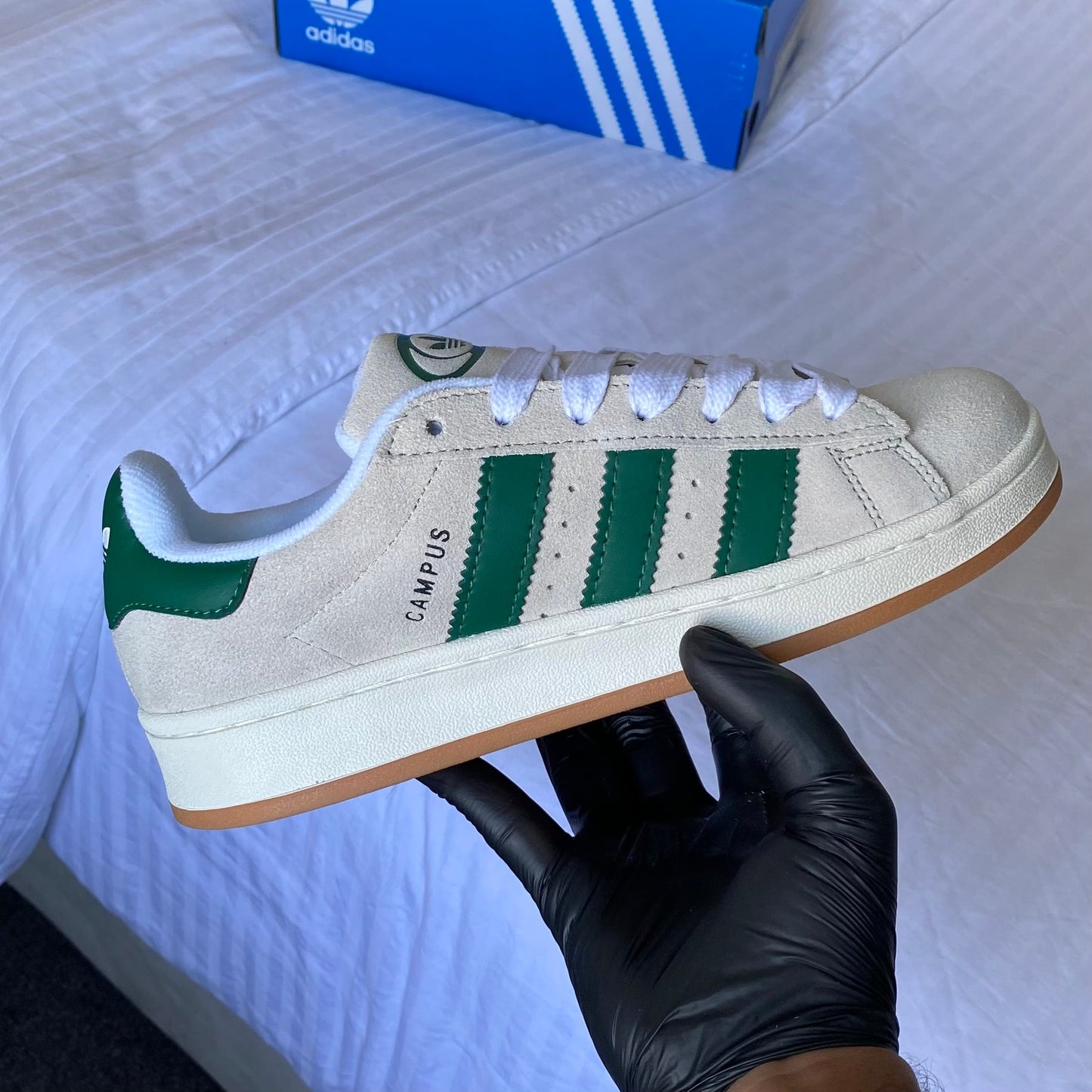 Adidas Campus 00s “Crystal/White/Dark Green”