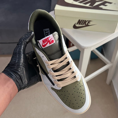 Travis Scott x Jordan 1 Low “Medium Olive”