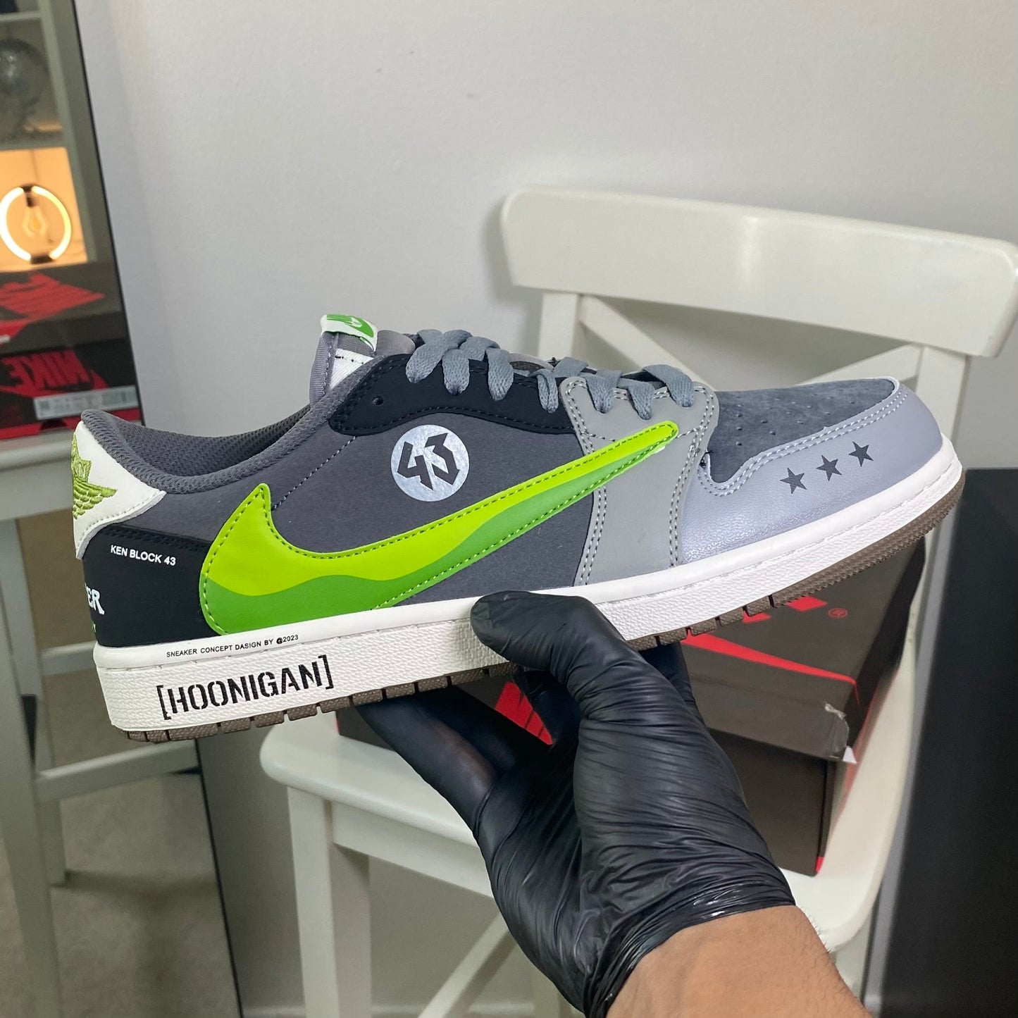 Jordan 1 Low Travis Scott x Ken Block “Hoonigan”