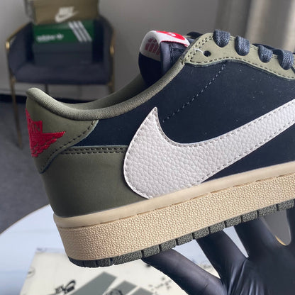 Travis Scott X Air Jordan 1 Low “Black Olive”