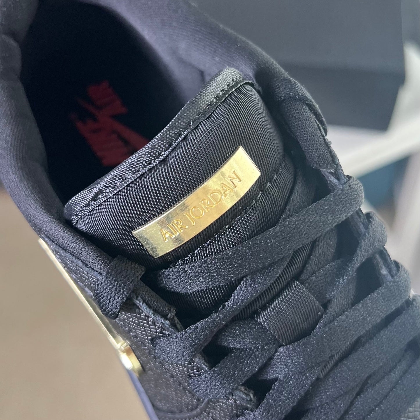 Jordan 1 Low Method of Make “Black Metallic Gold”