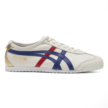 Onitsuka Mexico 66 “White Blue Red Metallic Gold”