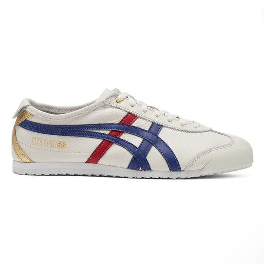 Onitsuka Mexico 66 “White Blue Red Metallic Gold”