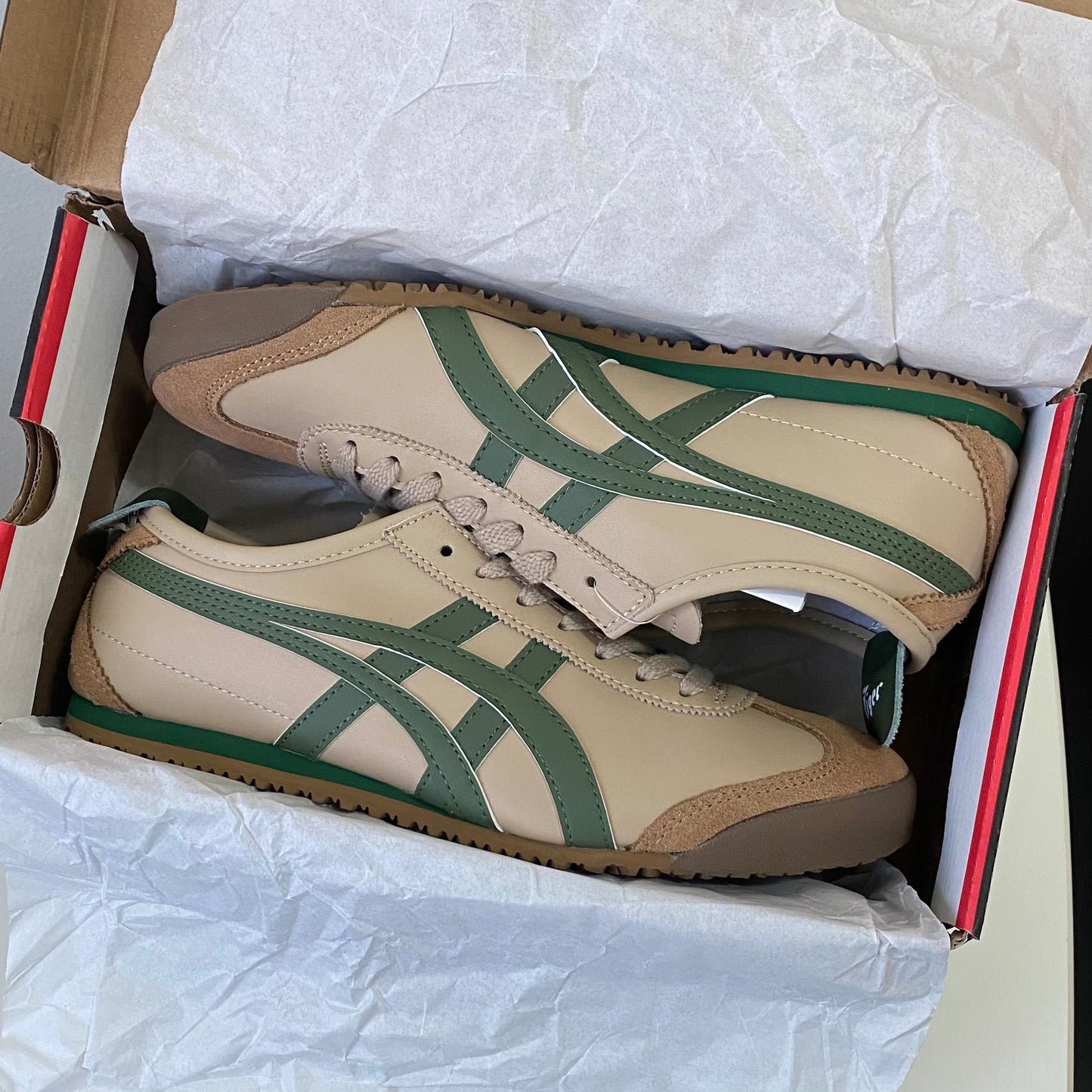 Onitsuka Tiger Mexico 66 “Beige Grass Green”